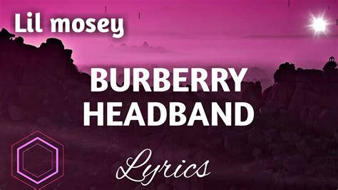 burberry headband lyrics|burberry headband original song.